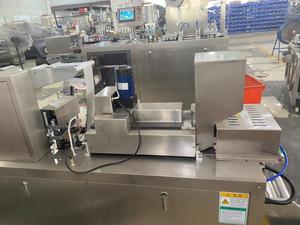 DPP80 otomatik kabartma ambalaj makinesi bal tereyağı sos krem zeytinyağı sıvı dolum isı mühür Blister paketi makinesi - Product Image 6