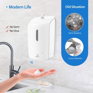 Dispensador De Jabon Automatico Touchless Sensor Pumpless Automatic Foam/liquid/<b>spray</b> Soap Dispenser 1000ml Refillable Bottle - Product Image 5