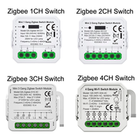 Interrupteur intelligent sans fil WiFi universel en aluminium pour la domotique DIY