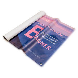 Pancarta de PVC para Exteriores, Resistente al Viento, de Gran Tamaño, Personalizada de Fábrica, para Promoción de Ventas en el Mercado, Pancarta Colgante de Vinilo con Orificios, Letrero para Poste - Product Image 1