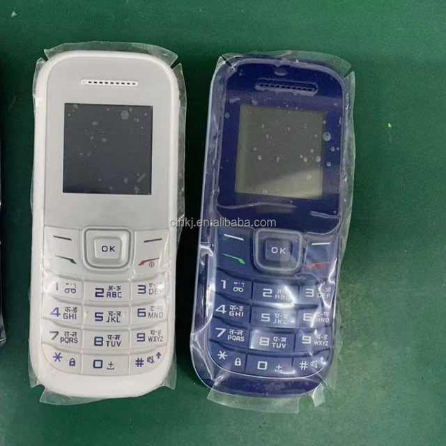 Best Quality E1200 Seniors Phone With Dual SIM Card Support TFT Screen QWERTY Keyboard Multi-languages GSM 2G Cellular New Used