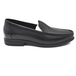 Cómodos Zapatos de vestir de cuero sin cordones para <span class=keywords><strong>hombre</strong></span>, <span class=keywords><strong>mocasines</strong></span> formales informales de negocios con <span class=keywords><strong>suela</strong></span> de <span class=keywords><strong>goma</strong></span> antideslizante y diseño clásico - Product Image 4
