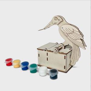 Scatola Portastuzzolini dal Design Creativo, Giocattoli per Esperimenti Scientifici, Puzzle in Legno per Bambini, Giocattolo Educativo 3D in Legno - Product Image 3