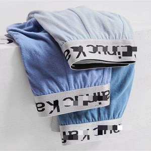Calzoncillos bóxer de algodón elásticos y transpirables de cintura media para hombre, talla grande, venta al por mayor - Product Image 2