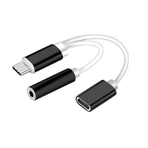 HiFi Sound <span class=keywords><strong>2</strong></span>合1 USB C至3.5毫米耳机和充电器适配器音频插孔加密狗电缆线，带PD 60w快速充电 - Product Image 3