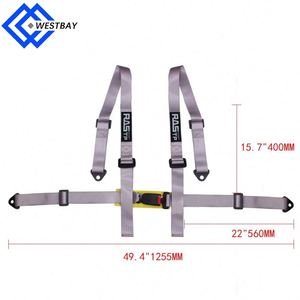 Harnais de sécurité de course automobile 4 points authentiques avec sangles de 2 pouces pour sièges de course - Product Image 6