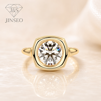 Bague de fiançailles et de mariage personnalisée en moissanite pour femmes et hommes, fournisseur en gros, cadeau tendance, Factory2CT
