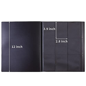 Torson 9 <b>Pockets</b> 360 Card <b>Plastic</b> PP Yugioh Waterproof for Tcg Mtg CCG up GU Custom Trading Business Album Card Binder - Product Image 4