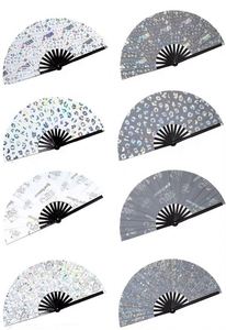 Éventail en bambou Guansen en gros, grand éventail chinois pour la danse Kung Fu avec décoration peinte, modèle de peinture chinoise, souvenir - Product Image 4