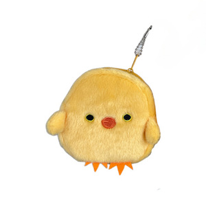 Kawaii Yellow Chick Plush Coin <b>Purse</b> Mini Zipper Pouch <b>Cute</b> Chicken Toy Pendant Earphone Cable Organizer Bag Charm Wholesale - Product Image 5