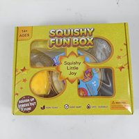 Nouvelles boîtes mystères de médias sociaux 4 pièces, jouets anti-stress en maltose, jouets créatifs doux à remontée lente, ensembles de jouets à presser pour enfants