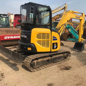 Excavadora Komatsu PC55 Usada del 2020, Fabricada en Japón, con Componentes Principales: Motor, Bomba, Peso Operativo de 5.5 Toneladas, Capacidad del Cucharón de 0.1 m - Product Image 1