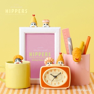 Pegatinas de Peluche Originales al por Mayor de MOFUSAND HIPPERS con Diseño de Camarones y Gatos para Decoración de Teléfonos y Adorno de Consola de Coche, Estilo Sushi - Product Image 5