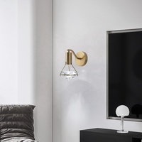 Lumière luxe entrée chambre applique murale chevet petit lustre créatif salon fond mur allée applique