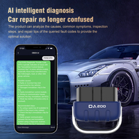 DA200 BLE 5,4 Conexión de memoria de doble banda AI Diagnóstico inteligente Instrumento de diagnóstico de fallas automotrices Obd2 Herramienta de escaneo de automóvil