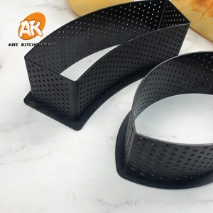 Anello <span class=keywords><strong>per</strong></span> Torta in Plastica Perforata AK a Forma di Settore, Stampi Fai-da-Te <span class=keywords><strong>per</strong></span> Mousse alla Frutta, Dessert, Utensili da Cucina <span class=keywords><strong>per</strong></span> Decorazione Pasticceria - Product Image 5