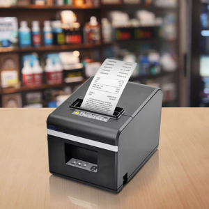 Impresora térmica de recibos POS directa USB/ WiFi/ BT de 80mm, impresora térmica de billetes sin tinta para factura de cocina, impresora POS80 - Product Image 1