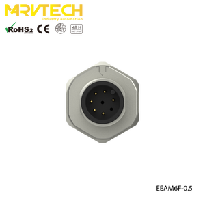 Conector de Montaje Frontal Marvtech M12 A-code IP67 con Cable para Sensor de Automatización Industrial Ethercat - Product Image 2