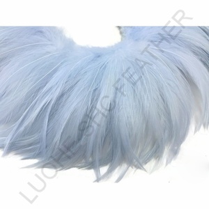 Plume de pêche à nouer à la mouche Offre Spéciale, col de coq naturel et coloré, crochet à plumes enfilées - Product Image 5