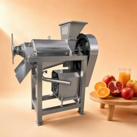 Automatische industriële spiraalvormige sapcentrifuge voor fruit- en groenteverwerking, hoge productiviteit, PLC-gestuurd, 220V, 2200W