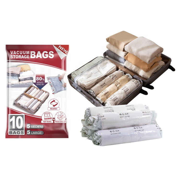 Luggage Vacuum Compression Bags Space-Saving Storage