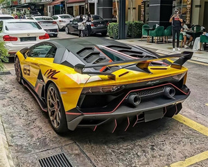 SVJ Style Kit carrozzeria in fibra di carbonio per <span class=keywords><strong>Lamborghini</strong></span> <span class=keywords><strong>Aventador</strong></span> LP700 LP720 LP750 paraurti auto paraurti anteriore paraurti posteriore - Product Image 6