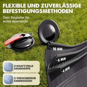 Auvent extérieur de protection solaire UV à commande manuelle pour auvent latéral de toit de voiture pour véhicule tout-terrain <span class=keywords><strong>4x4</strong></span> pour l'été - Product Image 6