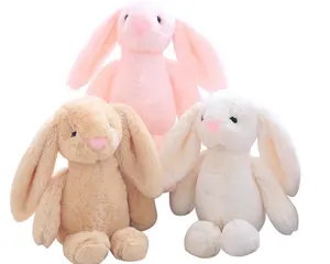 28cm plush rabbit with heart for Easter festival