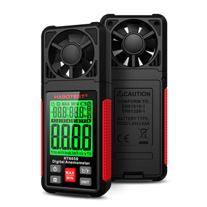 Anémomètre numérique Habotest HT605, mesureur de vitesse du vent portable avec mesure de la température et de l'humidité - Product Image 4