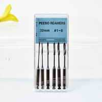 Alésoirs dentaires Peeso limes rotatives moteur outil métallique rotatif pour dentiste utilisation du canal radiculaire porte glissée