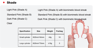 Produits de laboratoire dentaire Dentier Valplast Résine acrylique flexible Matériaux flexibles Valplast dentaire pour laboratoire dentaire - Product Image 5