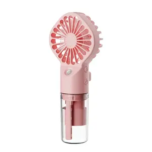 New Summer Spray Fan Water Replenisher Mute Portable Charging Student Dormitory Mini Handheld Fan