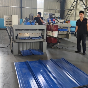 완전 자동 지붕판넬 휴대용 스탠딩 심 메탈 루핑 기계 스냅 락 스탠딩 심 롤 성형 기계 - Product Image 4