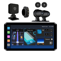AlienRider M2Promax Radar 77 GHz et caméra arrière 1080P avec connectivité sans fil pour iPhone, Android Auto, TPMS, capteur G