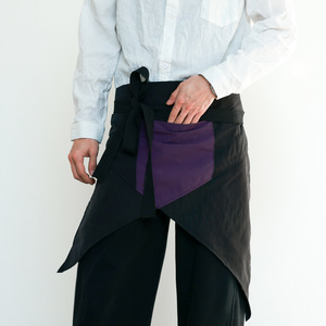 <span class=keywords><strong>Delantal</strong></span> de hostelería sin mangas para mujer, estilo japonés coreano, con cordones, a juego de colores, irregular, de poliéster, con <span class=keywords><strong>falda</strong></span> de cola de pez - Product Image 4