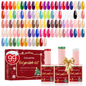 Cloverfei Juego de esmalte de <span class=keywords><strong>uñas</strong></span> de gel UV altamente pigmentado Uso de salón de esmalte de brillo de alto remojo - Product Image 1
