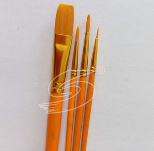 Lot de 4 pinceaux d'art pour la <span class=keywords><strong>peinture</strong></span> acrylique, lot de 4 pièces - Product Image 2