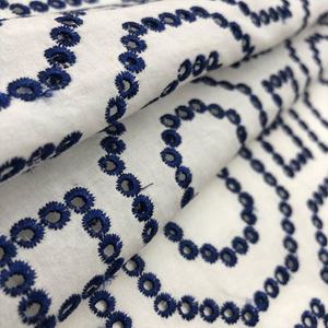 HA-14250D Fashional ricamo lase occhiello di cotone tessuto tessile per le donne - Product Image 3