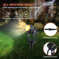 Haute Qualité Couleur Étanche Décoration Spike Lampe 12V 24W Paysage Led Rgb Garden Spot Light