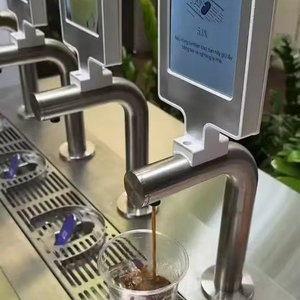 Máquina Expendedora de Café Frío con Dispensador de Leche, Grado Comercial, Capacidad de 64 oz, Componente Central de Motor Plug-And-Play de Alta Calidad - Product Image 1