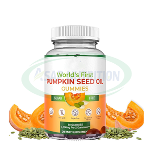 Extrait de graine de citrouille de marque privée Ausreson Gummies pour la croissance des cheveux Supplément de soutien immunitaire Gummies à l'huile de graines de citrouille - Product Image 1