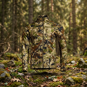 Traverse Winter Soft Shell Spandex/Nylon Heavyweight Windproof Breathable Fleece Hunting Men's Full Sleeve <b>Camo</b> Optifade - Product Image 3