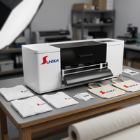 Imprimante DTF Sunika 12 pouces XP600 CMYKW, machine d'impression automatique rouleau à rouleau pour film de transfert, garantie 1 an, contrôle par application