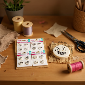 Ilan Bottone Decorativo in Madreperla 25mm Nacar Craft 4 Pezzi - Product Image 2