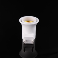 Adaptateur de douille de lampe LED A13-1 E27 avec interrupteur et convertisseur de prise européenne, douille de lampe à vis avec bouton interrupteur, support de lampe