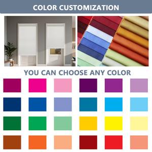 Persianas enrollables inalámbricas opacas para ventanas, persianas enrollables que oscurecen la habitación con sistema de resorte - Product Image 3