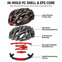 Casque de vélo de route en PC+EPS à 27 aérations, personnalisable avec logo OEM/ODM, pour adultes, idéal pour la conduite quotidienne - Vente en gros
