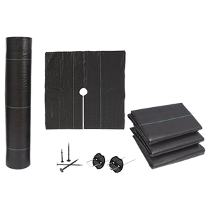 Malla Antihierbas Agrícola para Huertos, Negra, de Polipropileno, Perforada y en Rollo, para Jardinería, <span class=keywords><strong>Usky</strong></span> Wm220113 - Product Image 1
