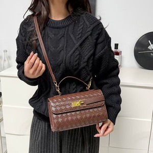 Bolso Bandolera Vintage <span class=keywords><strong>de</strong></span> Lujo para Mujer con Asa Superior y Diseño Fruncido, <span class=keywords><strong>de</strong></span> Piel Sintética, con Cierre <span class=keywords><strong>de</strong></span> Broches y Forro <span class=keywords><strong>de</strong></span> Poliéster - Product Image 6