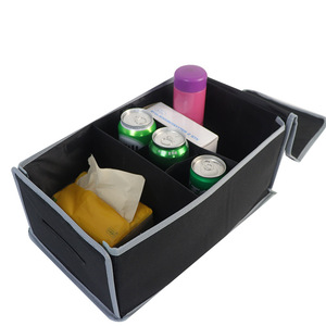 Car Folding <b>Storage</b> Box 12.3L Waterproof With Handle Center Armrest Organizer For Passenger Rear <b>Seat</b> - Product Image 3